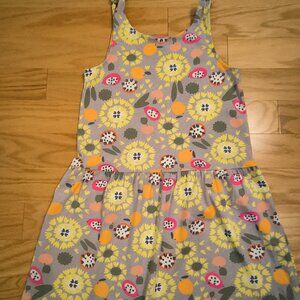 Tea Collection, Shoulder Tie Drop Hem Dress, Girls Size 8 (EUC)
